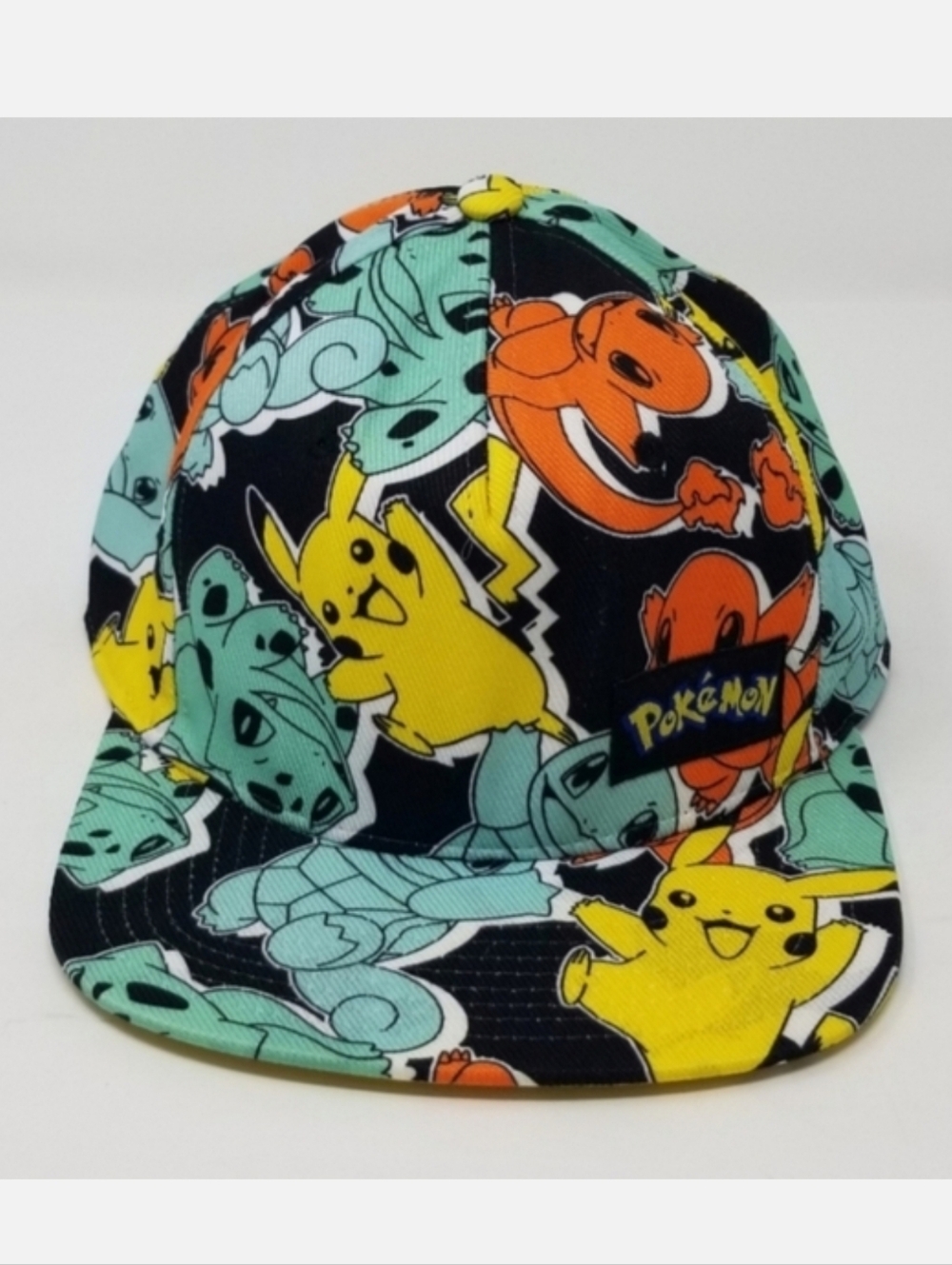 Pokemon Snapback Hat Cap Pikachu Squirtle Charmander
